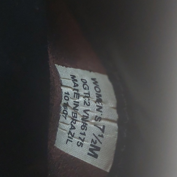 LL Bean Comfort Mocs, Women's 7.5M, Brown Leather Professional Clogs, Slip Ons - Picture 5 of 8